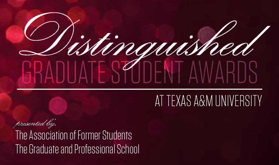 Texas A&M Announces 2022 Association of Former Students’ Distinguished Graduate Student Award Recipients teaser image